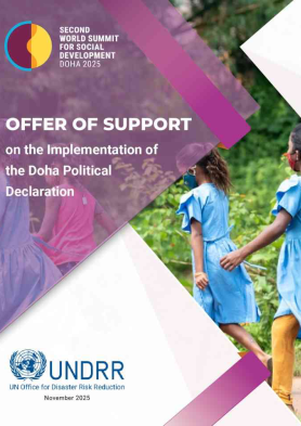 UNDRR offer of support on the Implementation of the Doha Political Declaration