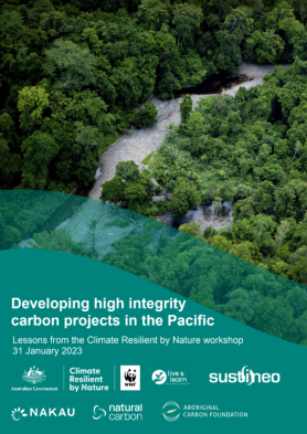 Developing high integrity carbon projects in the Pacific