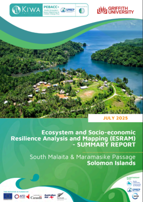 Ecosystem and Socio-Economic Resilience Analysis and Mapping (ESRAM) – Summary Report