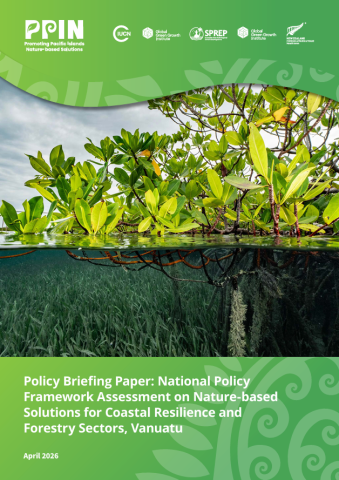 Cover of Policy Brief Vanuatu